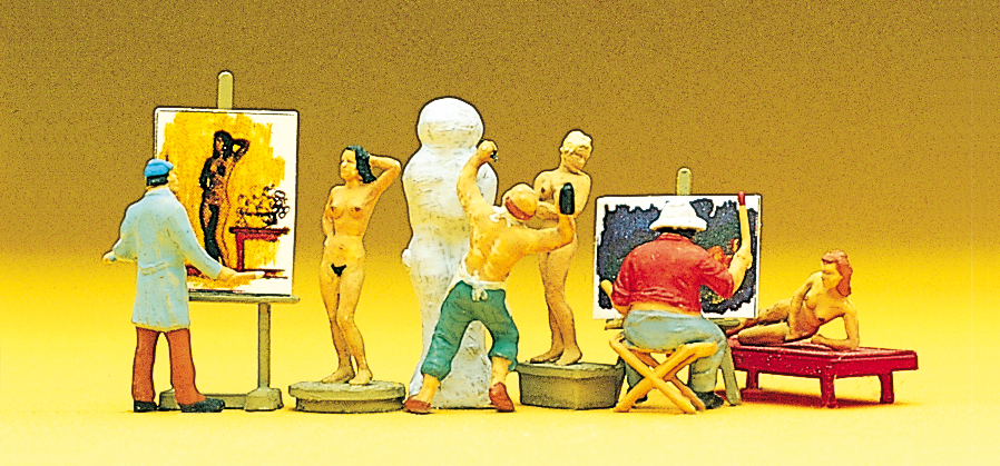 Preiser 10106 - Artists, sculptors, models