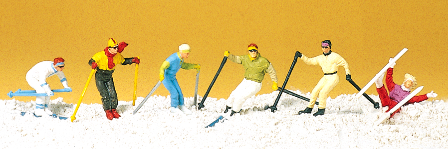 Preiser 10313 - Down Hill Skiers