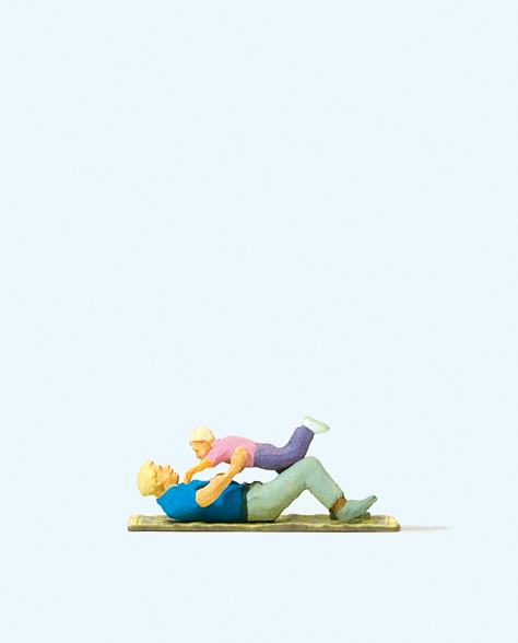 Preiser 28158 - Father & son