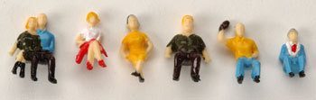Bachmann 42331 6x Sitting figures
