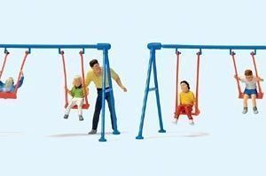 Preiser 10630 - Children on Swings
