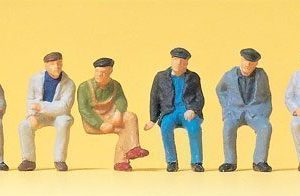 Preiser 14084 - Seated Workers