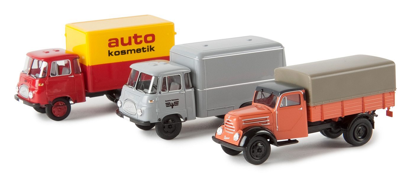 Brekina 90434 Set Robur Trucks