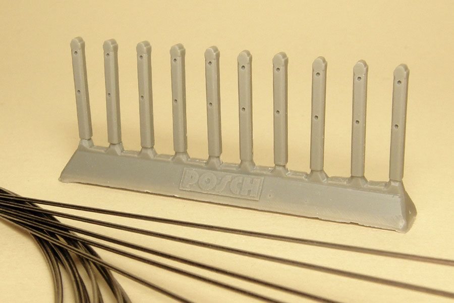 Posch Iron railing with concrete columns