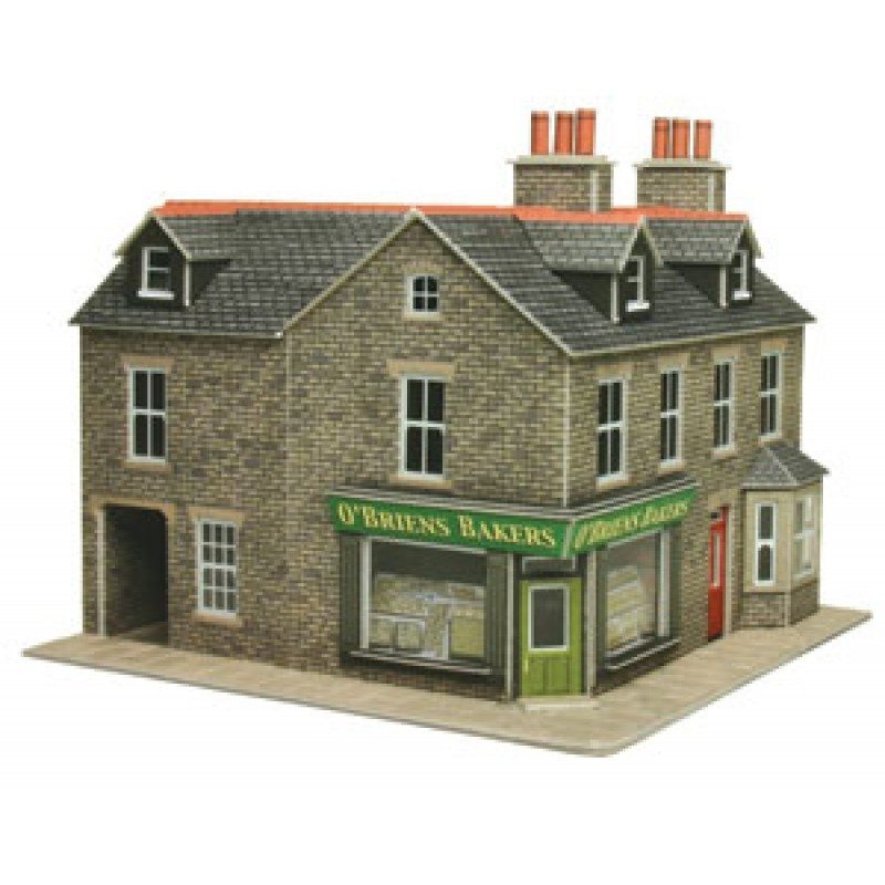 Metcalfe PO264 - Corner Shop In Stone