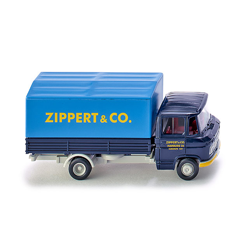 Wiking 027101 - MB L 408 flatbed truck "Spedition Zippert & Co."