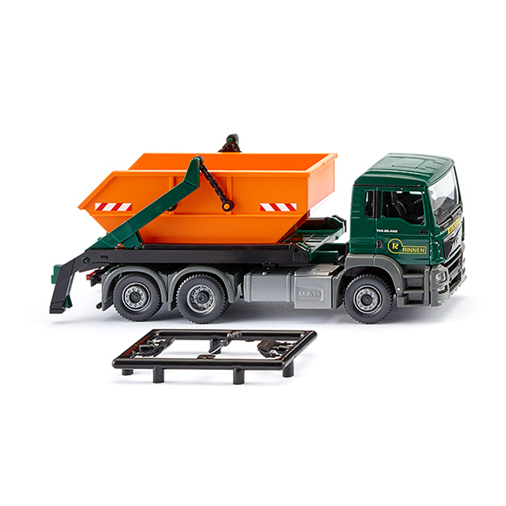 Wiking 067905 - Skip lorry (MAN TGS Euro 6) "Rinnen"