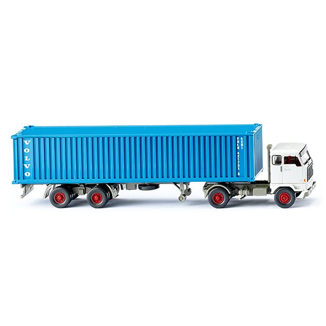 Wiking 052303 - Container semi-truck 40' (Volvo F89)