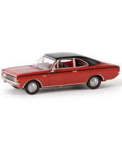 Brekina 20653 Opel Record C Coupe red/black