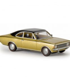 Brekina 20654 Opel Record C Coupe gold/black