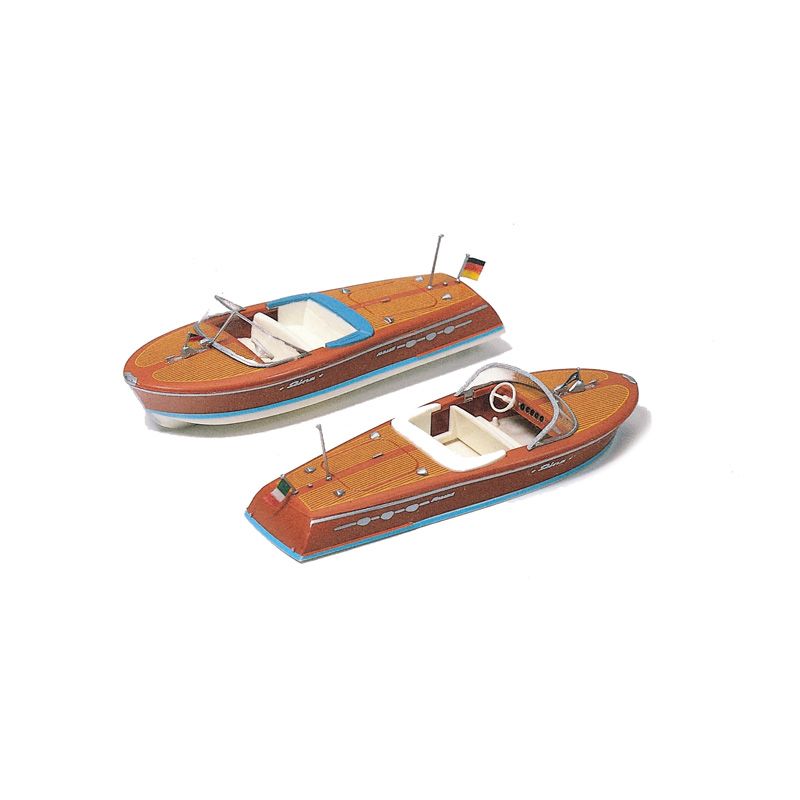 Preiser 17304 - Two motorboats. Kit