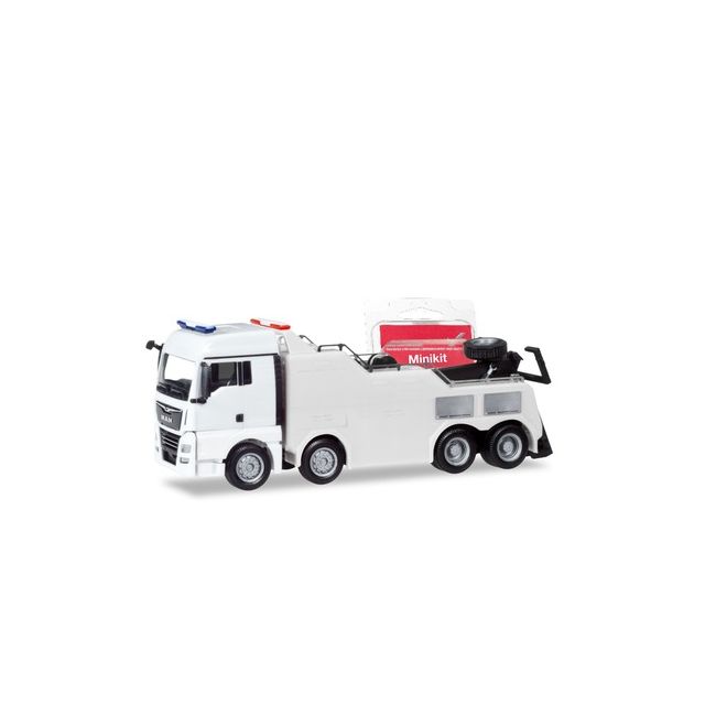 Herpa 013574 MiniKit: MAN TGX XLX Euro 6c Empl wrecker, white