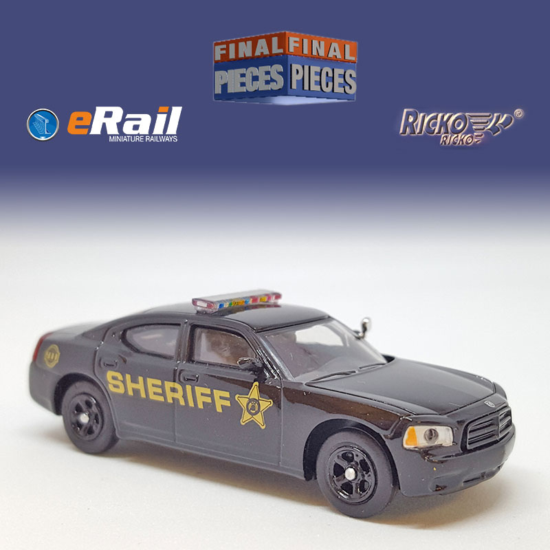 RICKO 38468 - Dodge Charger, black Sheriff car