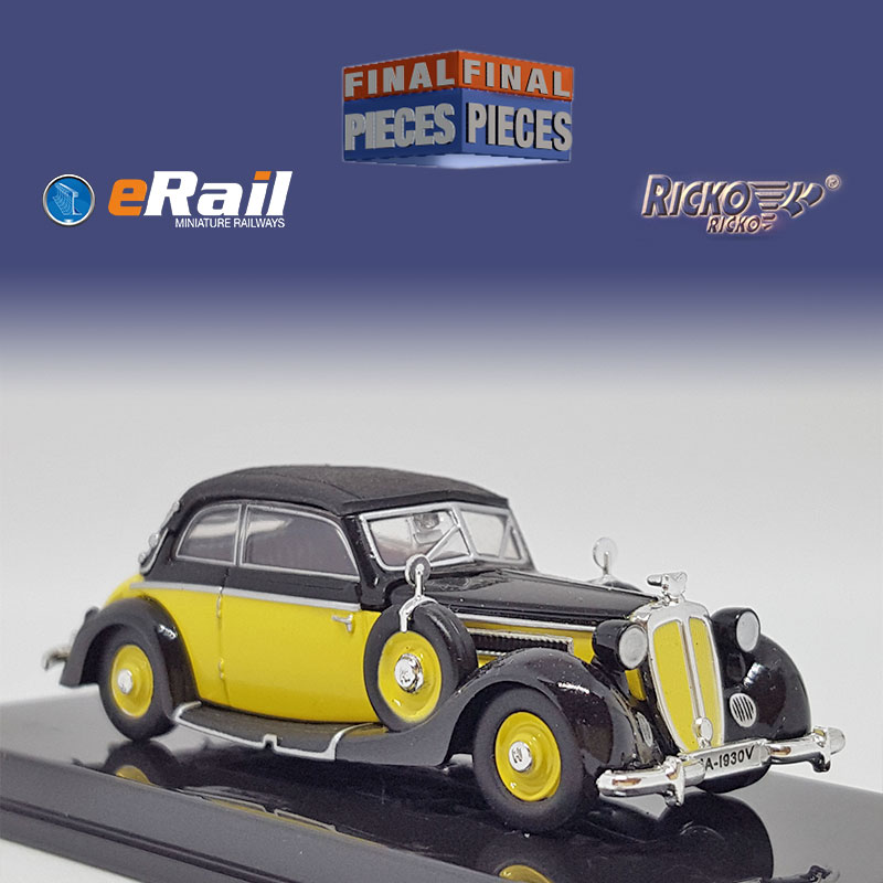 RICKO 38780 - Horch 930V, Cabriolet, yellow / black