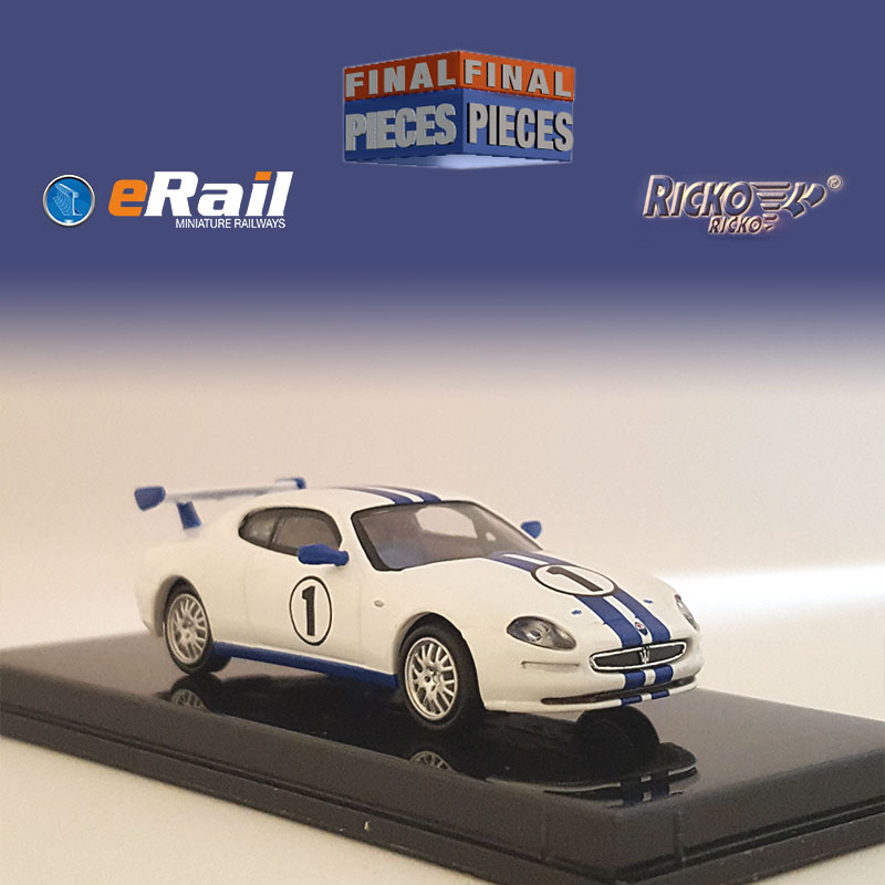 RICKO 38808 - Maserati 3200 GT Trofeo, white/blue, No.1