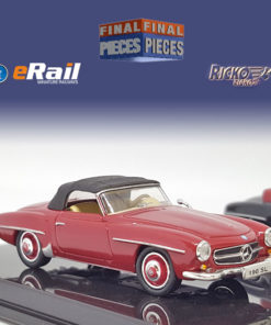 RICKO 38493 - Mercedes 190 SL (W121 BII), dark red