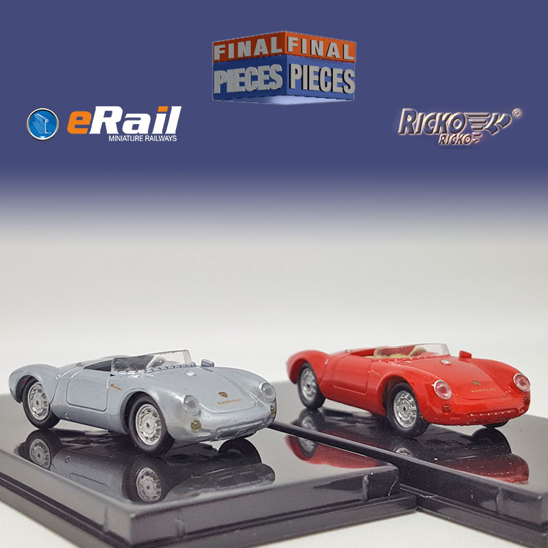 RICKO 38367 - Porsche 550 Spyder, silver