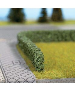 Noch 21514 - 2x Model Hedges dark green, 1,5 x 0,8 cm