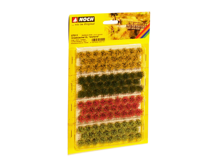 Noch 07011 - Grass Tufts XL “blossom”, 104pcs, 9mm