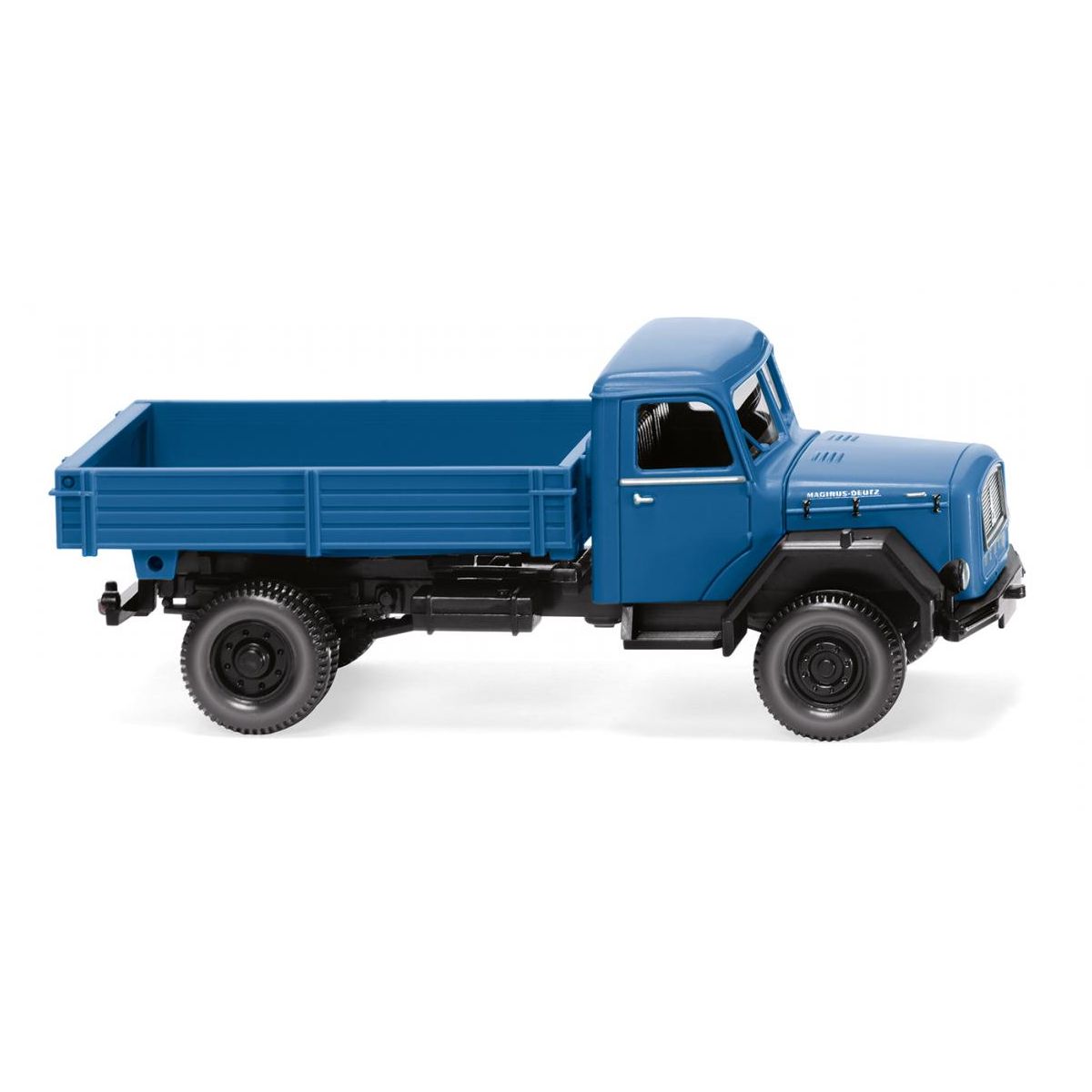 Wiking 042499 - Flatbed tipper (Magirus) - brilliant blue