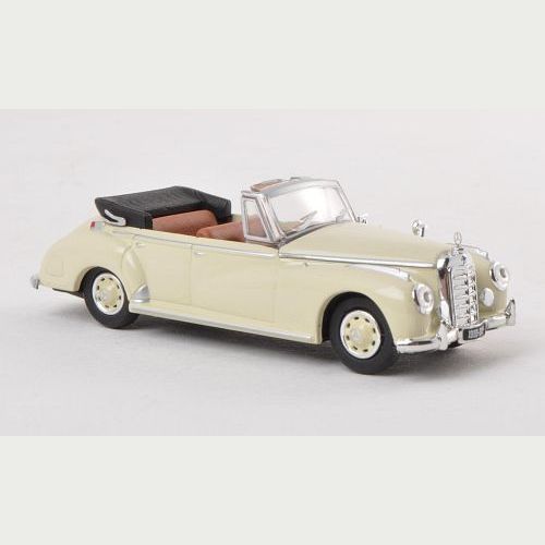 RICKO 38327 - Mercedes 300c (W186) Cabriolet, beige, 1955