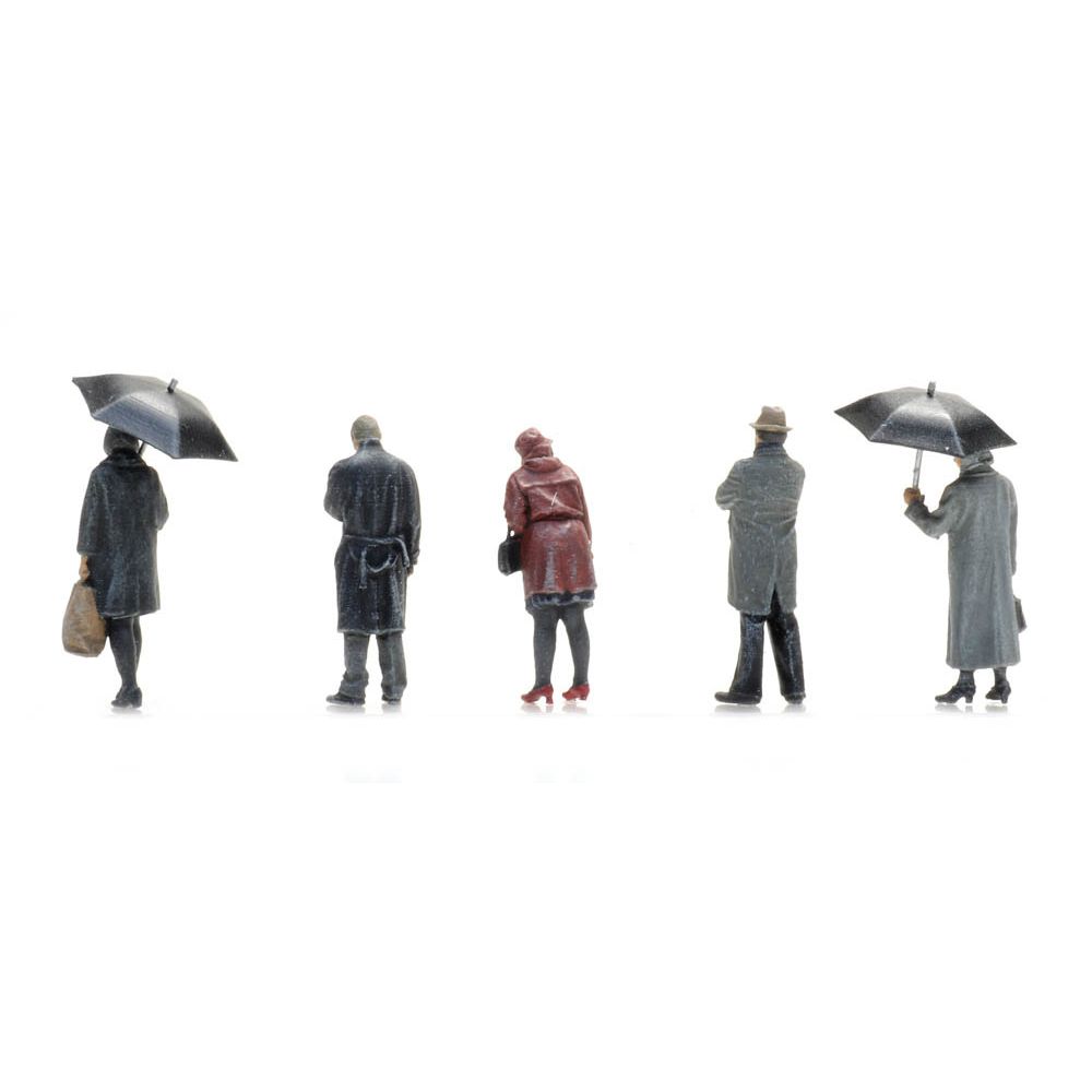 Artitec 5870003 - 5x Passengers in rain - Image 2