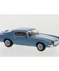 Brekina 19911 - Chevrolet Camaro Z 28, metallic-blau/weiss, 1966