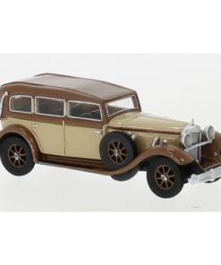 Brekina BOS87726 - Mercedes 770 (W07) Closed Convertible, beige/dunkelbraun, RHD, 1930