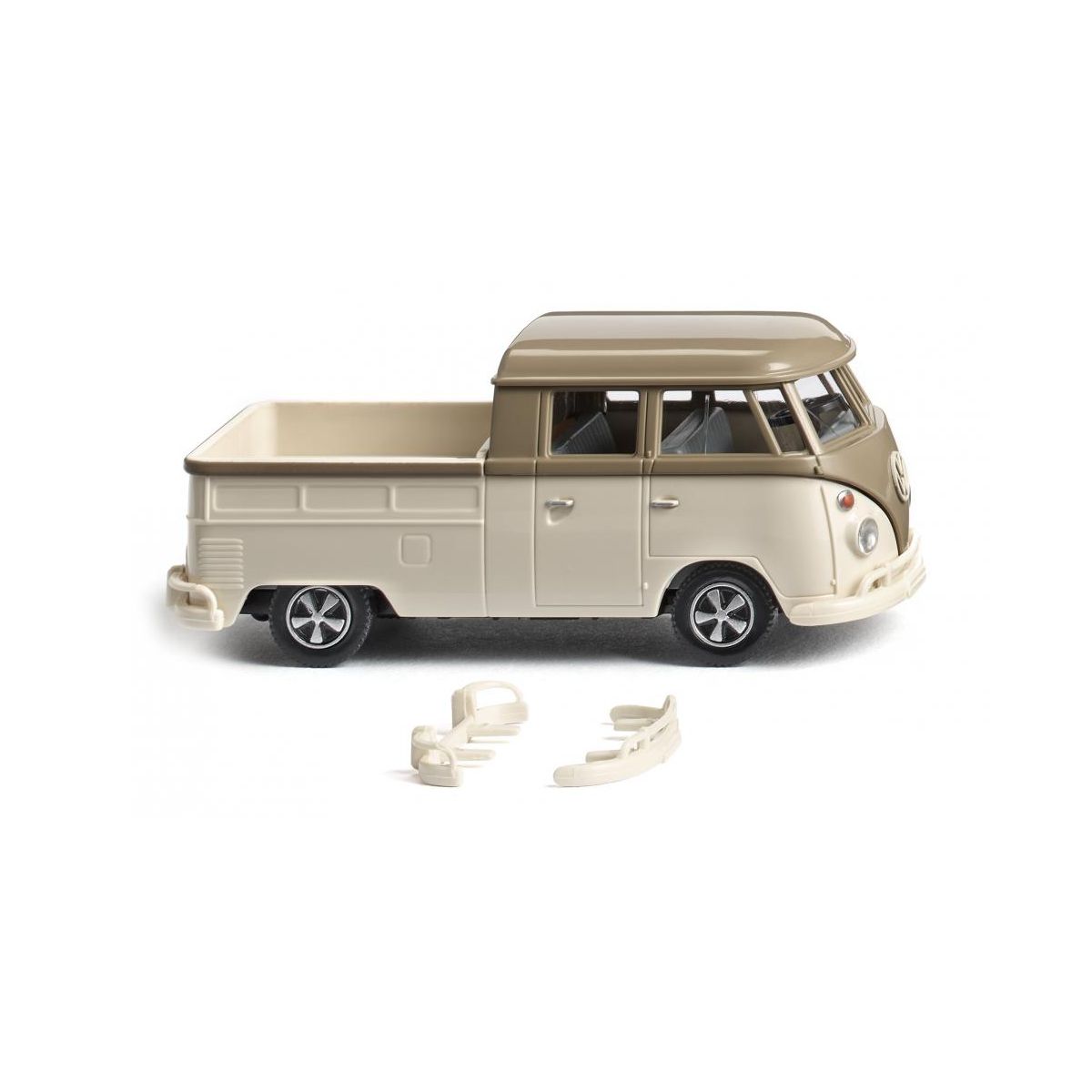 Wiking 078907 - VW T1 double cabin olive grey/oyster white