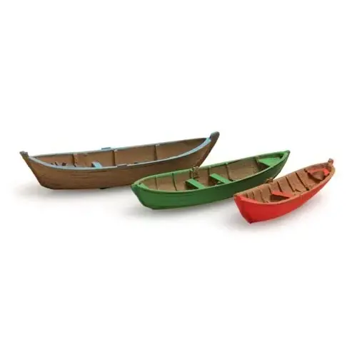Artitec 316.04 - N scale 1:160, 3x Rowing boats