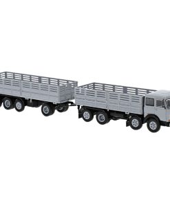 Brekina 58533 - Fiat 691 "Millepiedi" trailer truck from Starmada, gray