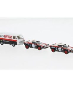 Brekina 29663 - Set Lancia Stratos HF and Fiat 238 box wagon, Lancia Rally team 1974