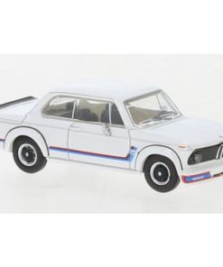 Brekina PCX870440 - BMW 2002 turbo, white/Decorated 1973