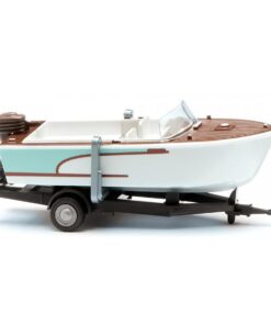 Wiking 009504 - Trailer-mounted motor boat