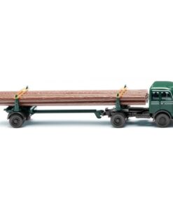 Wiking 039014 - Log transporter (MB Pullman) - moss green