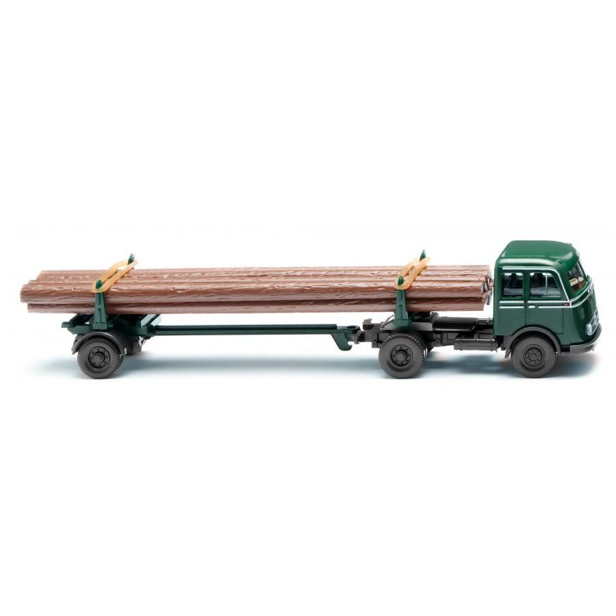 Wiking 039014 - Log transporter (MB Pullman) - moss green