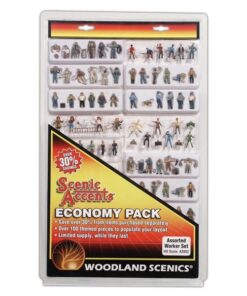 Woodland WA-2052 - Economy Pack, Assorted Worker Set
