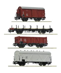 Roco 6600101 - 4 piece set: Goods wagons, PKP