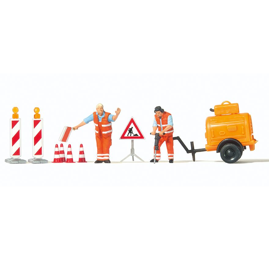 Preiser 10754 - Road construction workers