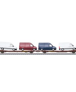 Marklin 47430 - Type Laads 800B Pair of Flat Cars, loaded with vans
