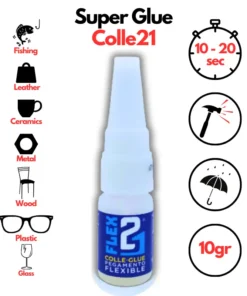 Colle 21 - Superglue Cyano, Flex, 10g