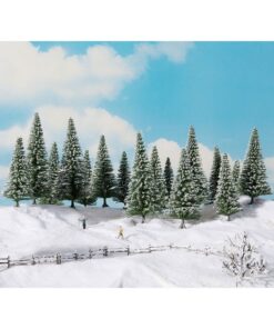 Noch 24682 - 6x Snowy Fir Trees