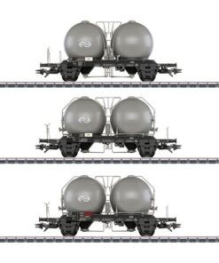 Marklin 46632 - 3x Type Uces and Ucs-y Spherical Container Car Set