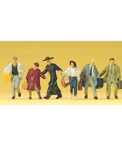 Preiser 10327 - Passengers, hurrying