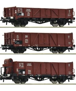 Roco 6600102 - 2 piece set open freight wagons, DRG