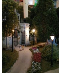 Alternative view of H0 Scale Tram/Townscape layout - 230x120x80cm