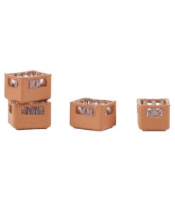 Faller 180953 - 4 Mineral water cases with bottles