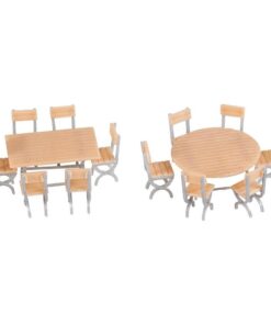 Faller 180957 - 2 Tables and 12 chairs, Kit