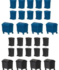 Faller 272919 - N scale Garbage bins set