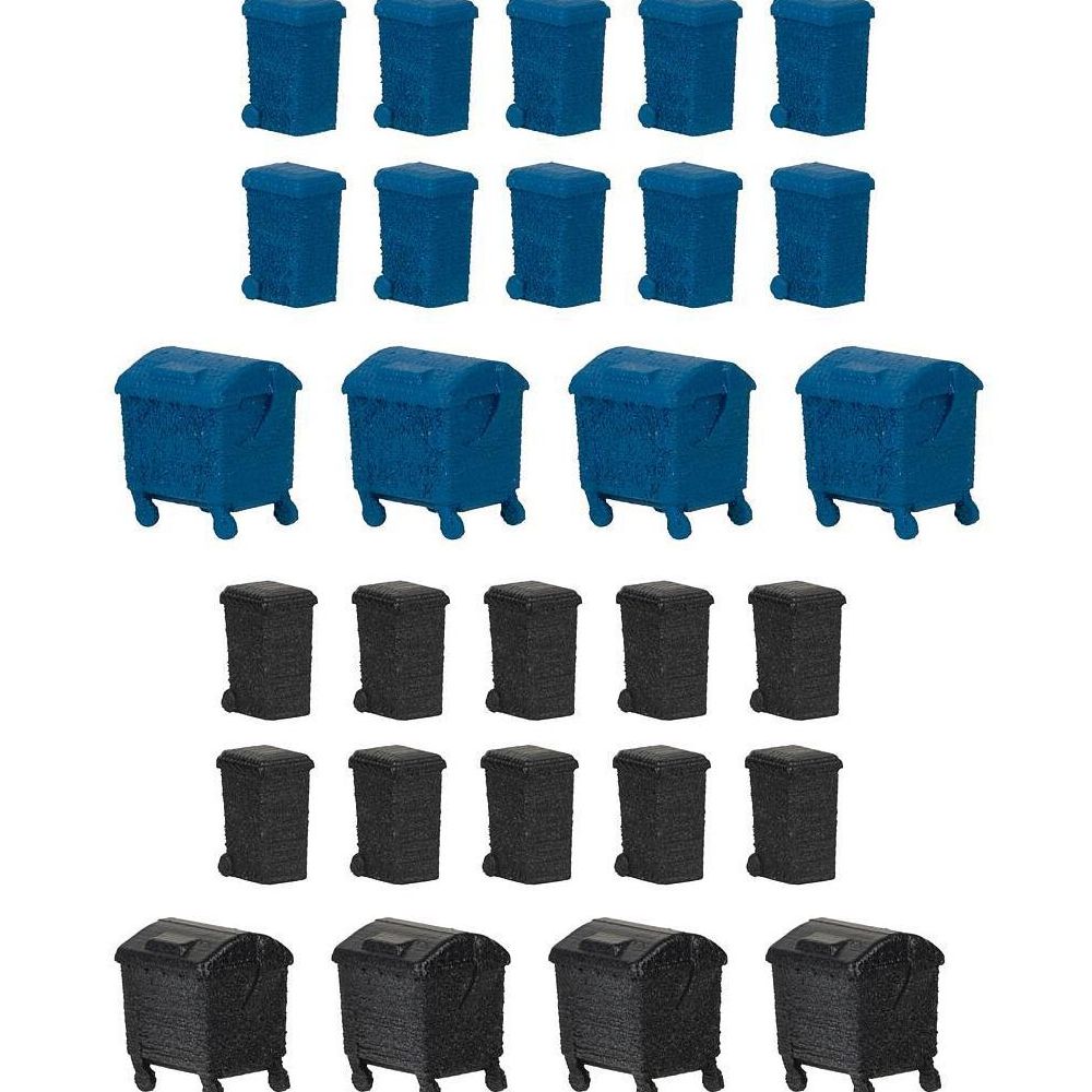 Faller 272919 - N scale Garbage bins set